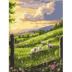 Картина за номерами Весняна галявина Brushme 30x40см RBS54293