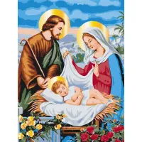 Картина за номерами Свята родина Brushme 30x40см RBS53395