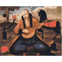 Картина за номерами Козак Мамай Brushme 40x50см BS53749