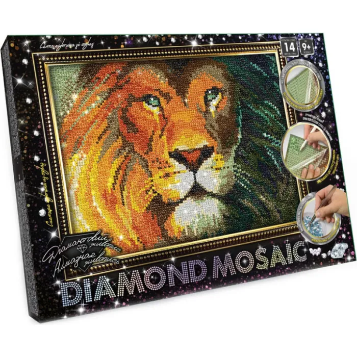 Набір креативної творчості "DIAMOND MOSAIC" DM-03-01-9 DM-03-03