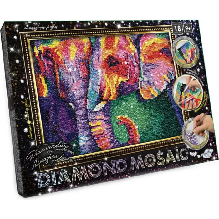 Набір креативної творчості "DIAMOND MOSAIC" DM-03-01-9 DM-03-05