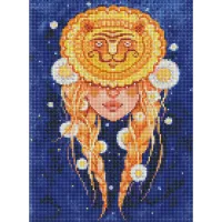 Алмазна мозаїка "Лев" ©lesya_nedzelska_art AMO7566 Ідейка 30x40 см