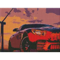 Алмазна мозаїка "Сталева міць" Ідейка AMC7484 без підрамника 30x40 см