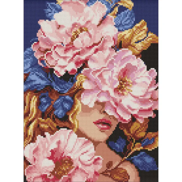 Алмазна мозаїка "Квіткова чарівність" AMO8019, 30x40 см