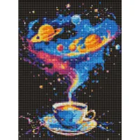 Алмазна мозаїка "Космічний вихор" AMO8005 з АВ стразами 30x40 см