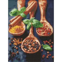 Алмазна мозаїка "Витончені спеції" AMO8031, 30x40 см