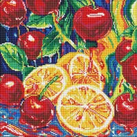 Алмазна мозаїка "Соковита насолода" AMO8252, 40x40 см