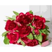 Картина за номерами Art Craft "Рубіновий букет" 40х50см 12132-AC