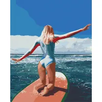 Картина за номерами Art Craft "Серфінг на Балі" 40x50см 10261-AC