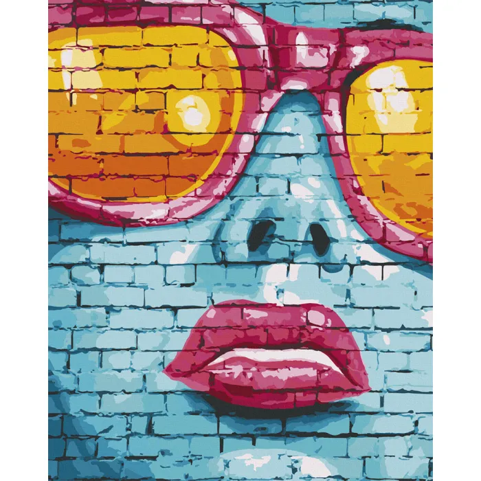 Картина за номерами Art Craft "Street art girl" 40x50см 10248-AC