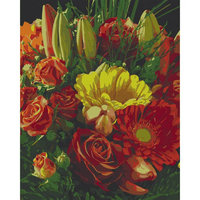 Картина за номерами Art Craft "Експресивний букет" 40x50см 13121-AC