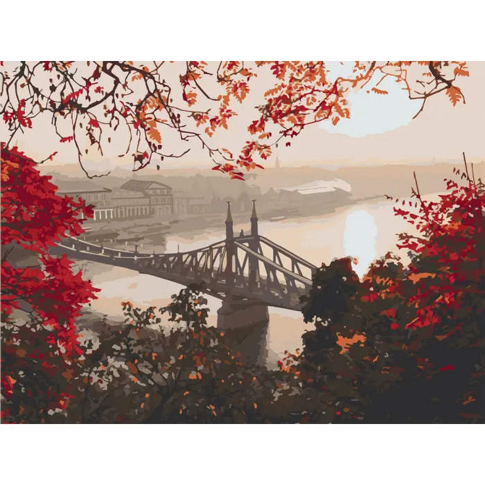 Картина за номерами Art Craft "Міст свободи. Будапешт" 40x50см 10560-AC