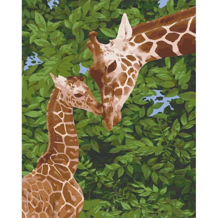 Картина за номерами Art Craft жирафенок з мамою 40x50см 11637-AC