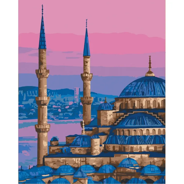 Картина за номерами "Блакитна мечеть. Стамбул" Art Craft 11225-AC 40x50 см