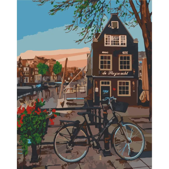 Картина за номерами "Кафе в Амстердамі" Art Craft 10580-AC 40x50 см
