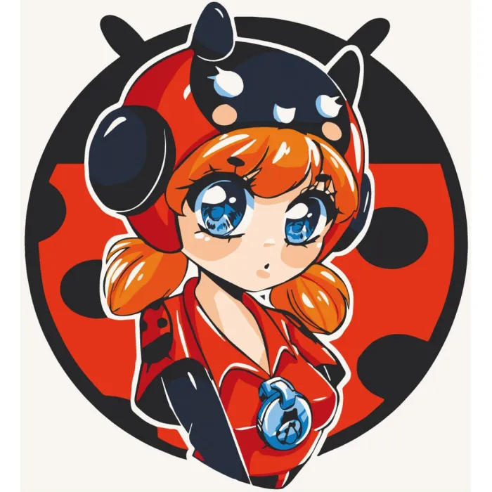 Картина за номерами "Ladybug Bea" Art Craft 15546-AC 30x30 см