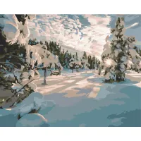 Картина за номерами "Зимовий ранок" Art Craft 10586-AC 40x50 см