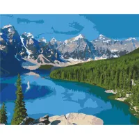 Картина за номерами "Озеро Марейн, Канада" Art Craft 10587-AC 40x50 см