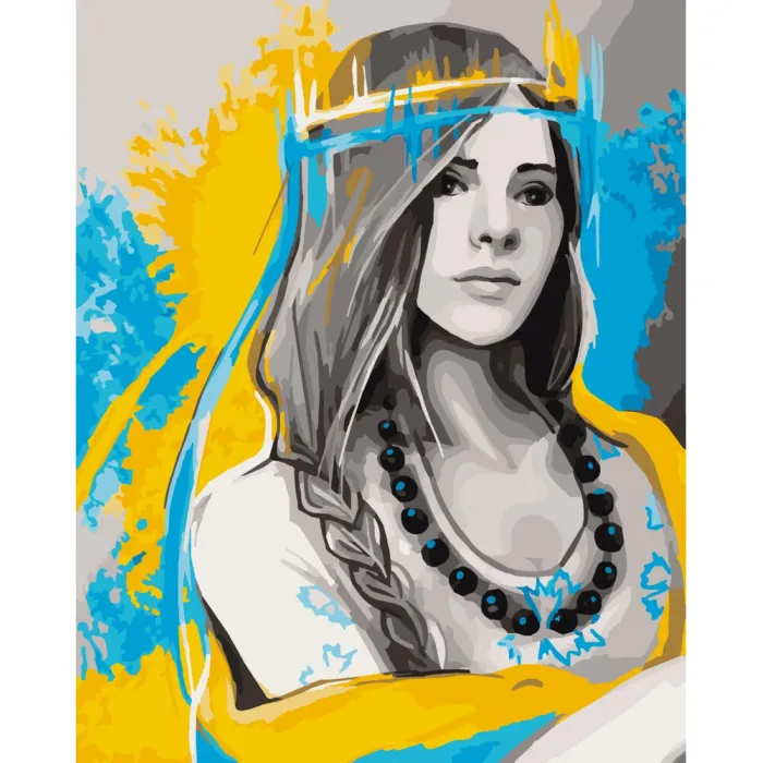 Картина за номерами "Я – Українка" Art Craft 10343-AC 40x50 см