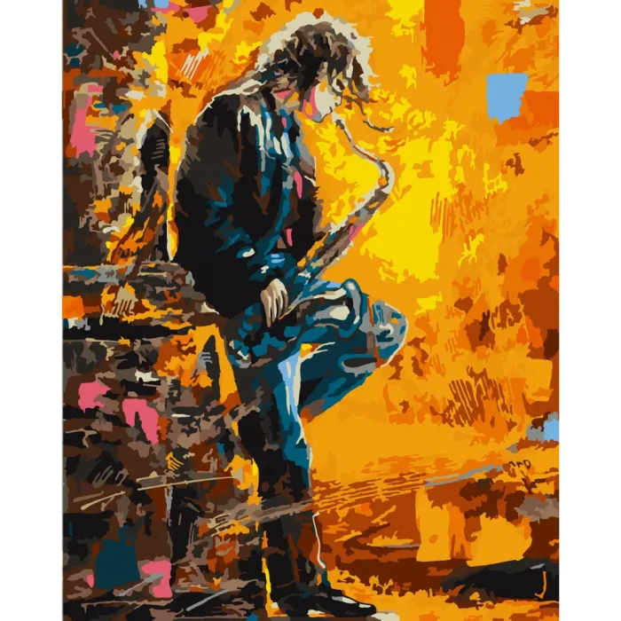 Картина за номерами "Саксофоніст" Art Craft 10324-AC 40x50 см