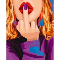 Картина за номерами "Моя відповідь - НІ" Art Craft 10321-AC 40x50 см