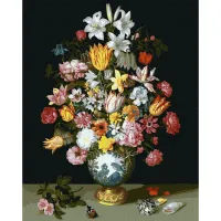 Картина за номерами "Квіткова симфонія" © Ambrosius Bosschaert de Oude Ідейка KHO3210 40x50 см