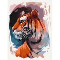 Картина за номерами "Тигр" Bambi 11669-NN 30x40 см