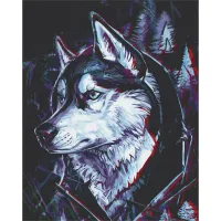 Картина за номерами "Друг Хаскі" Art Craft 11674-AC 40x50см                       