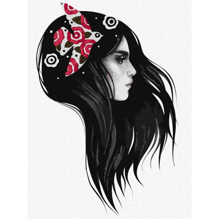 Картина за номерами "Пташка" ©lesya_nedzelska_art Ідейка KHO2603 30x40 см