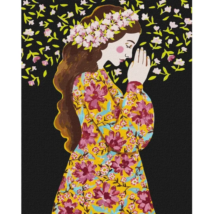 Картина за номерами "Віра" ©olena.papka Ідейка KHO2606 40x50 см