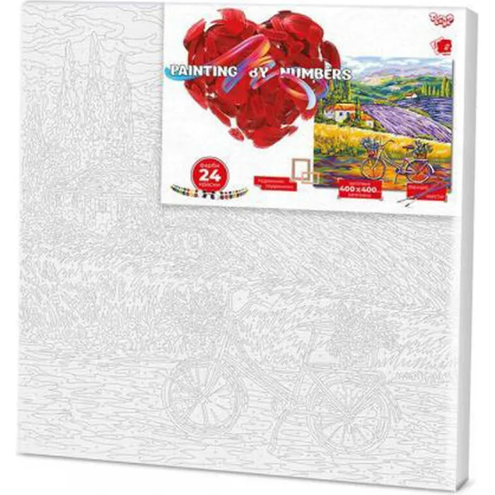 Картина за номерами "Тоскана" Danko Toys KpNe-40x40-02-02 40x40 см