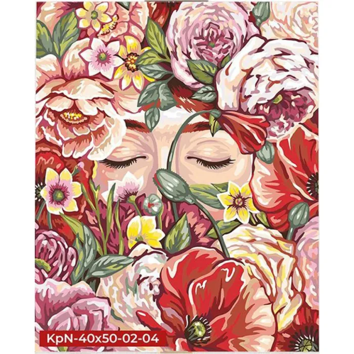 Картина за номерами "Аромат квітів" Danko Toys KpNe-40x50-02-04 40x50 см