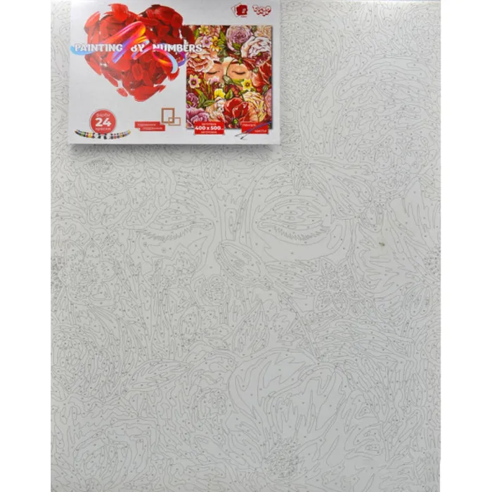 Картина за номерами "Аромат квітів" Danko Toys KpNe-40x50-02-04 40x50 см
