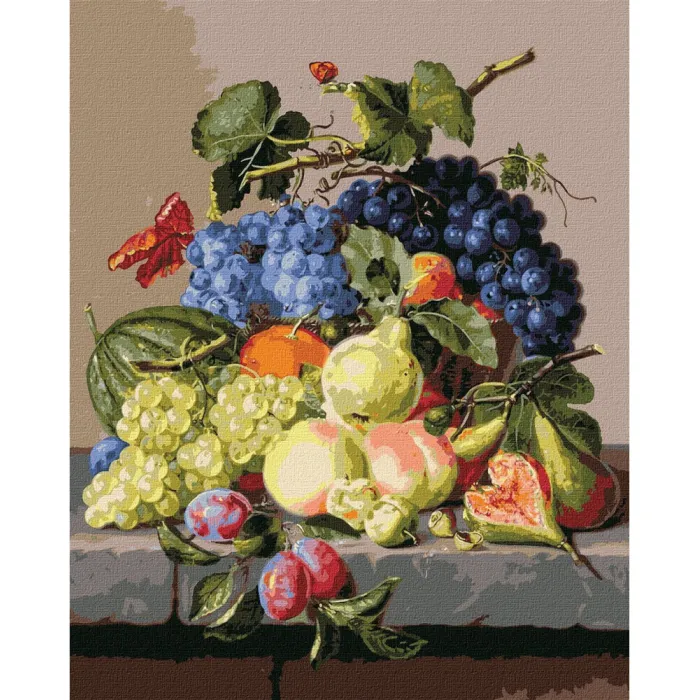 Картина за номерами "Оксамитовий натюрморт" ©Amalie Kärcher Ідейка KHO5655 40x50см 