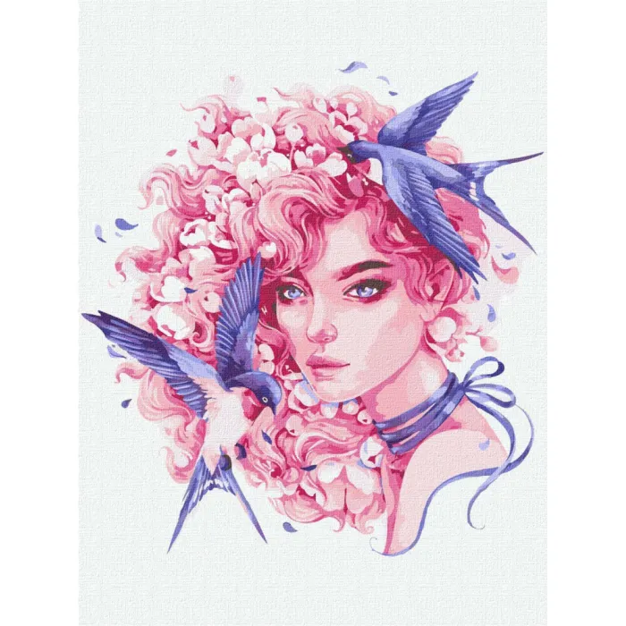 Картина за номерами "Мелодійна" ©lesya_nedzelska_art Ідейка KHO4958 30x40 см