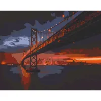 Картина за номерами "Golden Gate Bridge" Art Craft 11003-AC 40x50 см