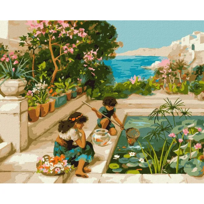 Картина за номерами "Наша золота рибка" ©William Stephen Coleman KHO2554 40x50см Ідейка