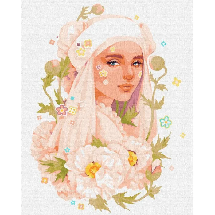 Картина за номерами "Рожева фантазія" ©lesya_nedzelska_art   KHO2555 40x50см Ідейка