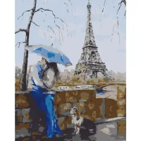 Картина за номерами "Кохання в Парижі" 10012-AC 40x50см Art Craft