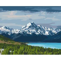 Картина за номерами "Холодні вершини" 11020-AC 40x50см Art Craft