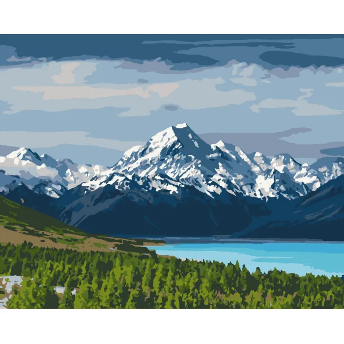 Картина за номерами "Холодні вершини" 11020-AC 40x50см Art Craft