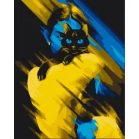Картина за номерами "Впевнений погляд" Bambi 10398-NN 40x50 см