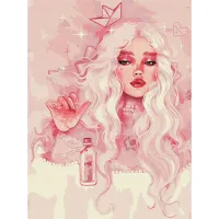 Картина за номерами "Прекрасна принцеса" ©lesya_nedzelska_art Ідейка KHO8311 30x40 см
