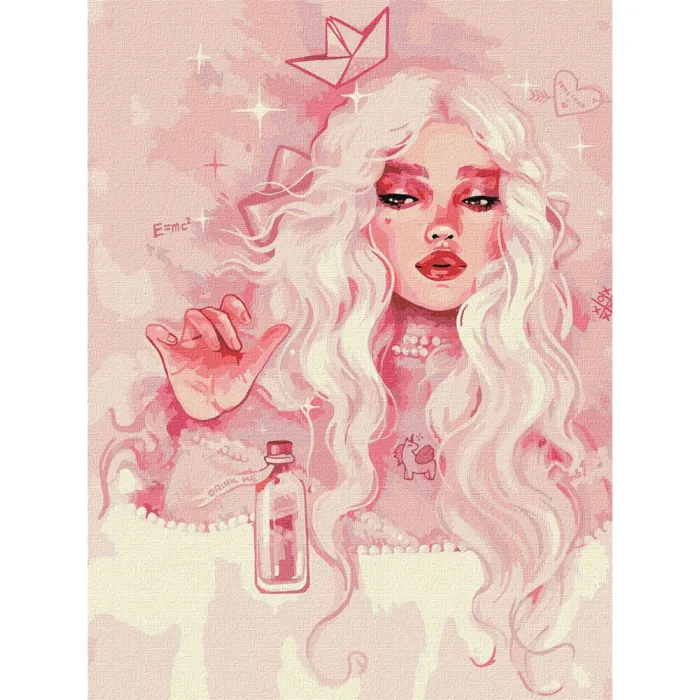 Картина за номерами "Прекрасна принцеса" ©lesya_nedzelska_art Ідейка KHO8311 30x40 см