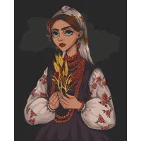 Картина за номерами "Вільна" ©lien_illustration 10014-AC 40x50 см