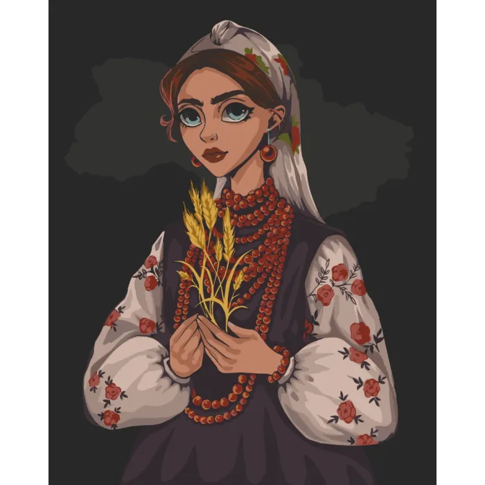 Картина за номерами "Вільна" ©lien_illustration 10014-AC 40x50 см