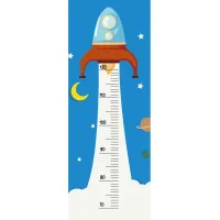 Ростомір за номерами "Космічна ракета" 15129-AC 30х80 см
