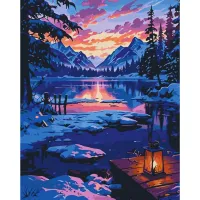 Картина за номерами "Зимовий пейзаж" 11056-AC 40x50 см