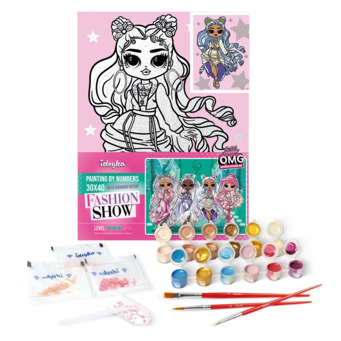 Картина за номерами "L.O.L. Surprise! O.M.G. Fashion show Missy Frost" KHO6273, 30x40 см