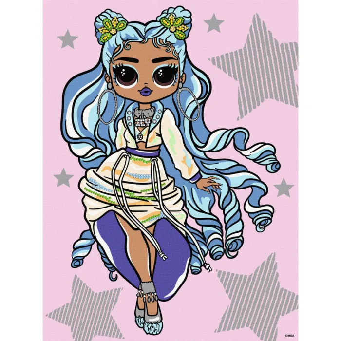 Картина за номерами "L.O.L. Surprise! O.M.G. Fashion show Missy Frost" KHO6273, 30x40 см